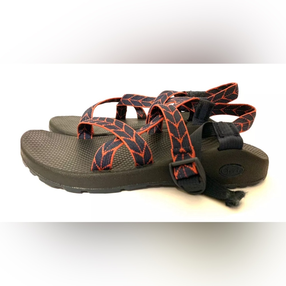 Chaco Z1 Classic Women’s Size 11 Blue Red Sport Hiking Sandals Clean - Picture 2 of 6